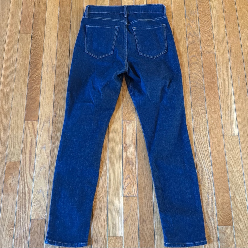 2 Pairs Old Navy OG High Rise Straight Blue Stretch Denim Jeans Women’s Sz 6 - Picture 4 of 9